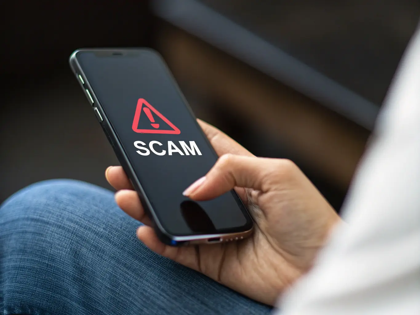 An image showing a person receiving a fraudulent investment offer on their smartphone, highlighting the risks of investment scams.
